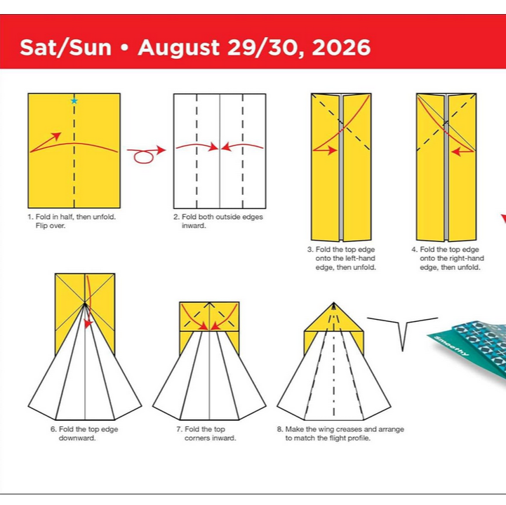 Paper Airplanes 2026 Fold-A-Day Calendar