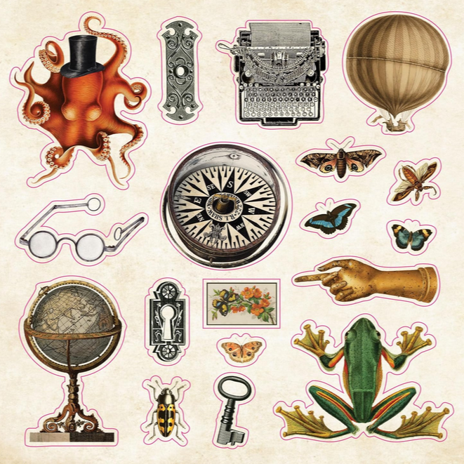 The Sticker Book of Curiosities