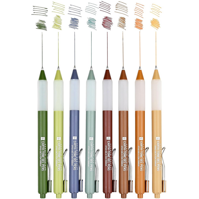 Earth-Tone Gel Pens