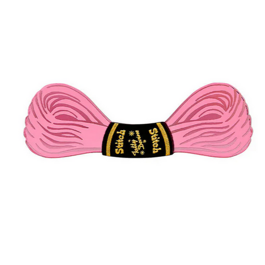 Embroidery Thread Brooch