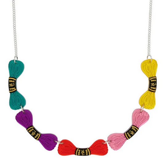 Embroidery Thread Necklace