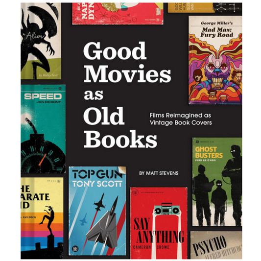 Good Movies as Old Books - Films Reimagined as Vintage Book Covers
