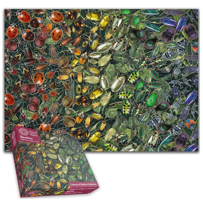Beetles 1000-Piece Jigsaw Puzzle - Natural History Museum