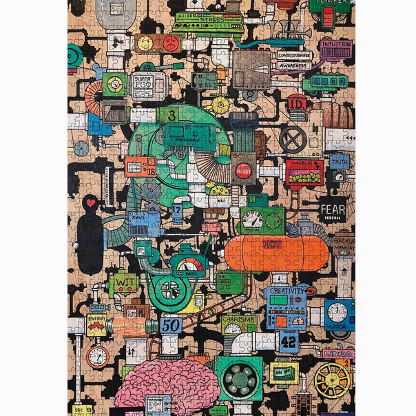 Self Machine 1000-Piece Jigsaw Puzzle