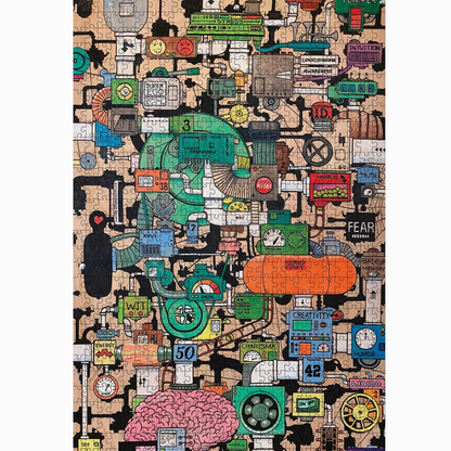 Self Machine 1000-Piece Jigsaw Puzzle