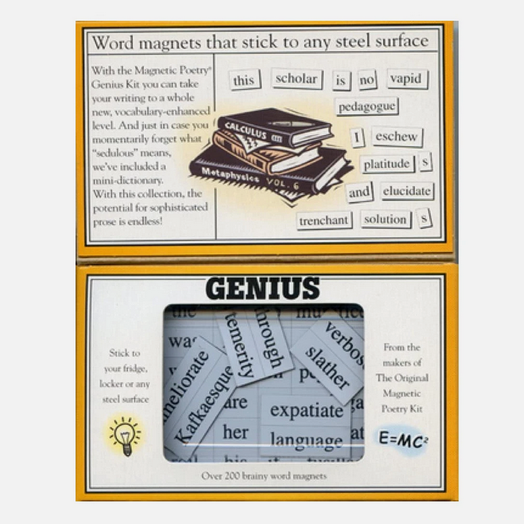 Magnetic Poetry - Genius Edition