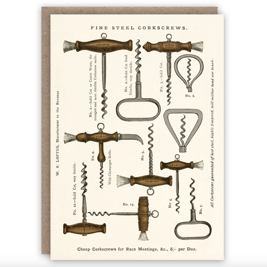 Corkscrews Card