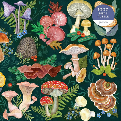 World of Mushrooms 1000-Piece Jigsaw Puzzle