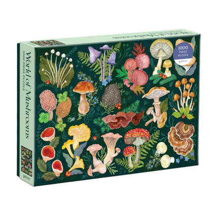 World of Mushrooms 1000-Piece Jigsaw Puzzle
