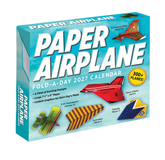 Paper Airplanes 2027 Fold-A-Day Calendar