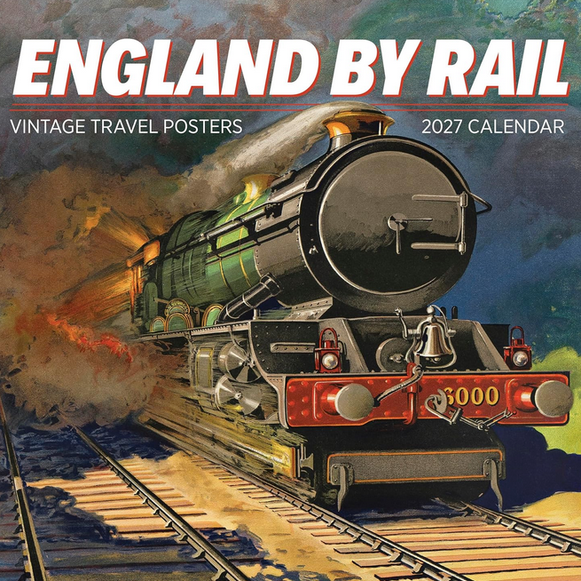 England by Rail 2027 Wall Calendar