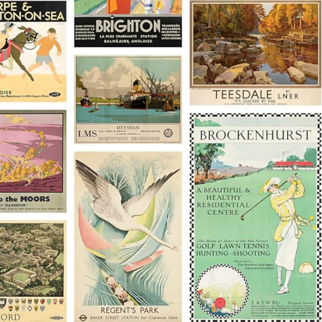 England by Rail 2027 Wall Calendar