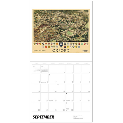 England by Rail 2027 Wall Calendar