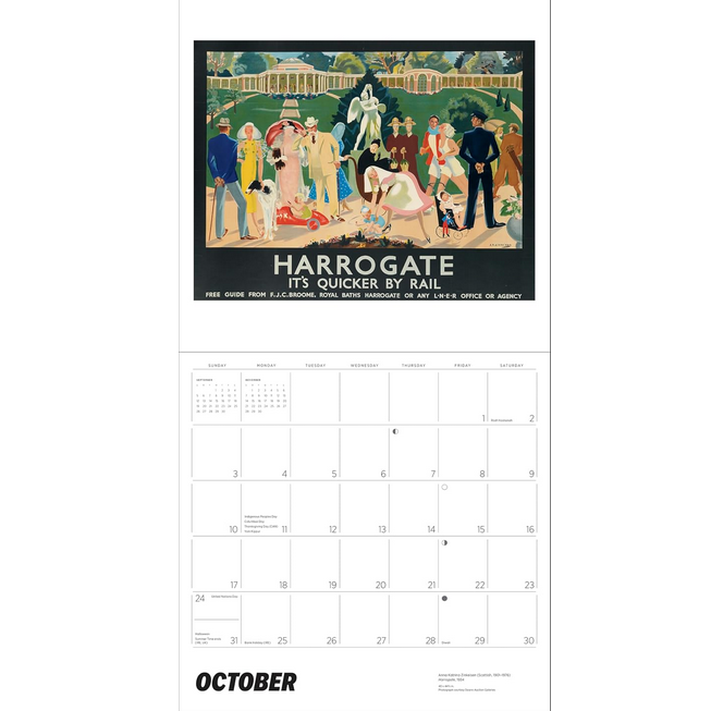 England by Rail 2027 Wall Calendar