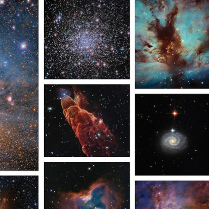 Space: Views from the Hubble and James Webb Telescopes 2027 Wall Calendar