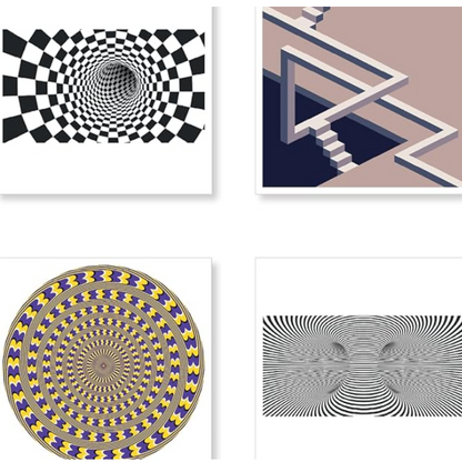 Optical Illusions 2027 Wall Calendar