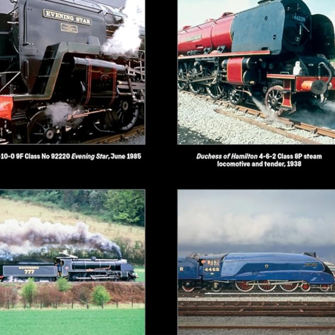 National Railway The Power of Steam 2027 Wall Calendar