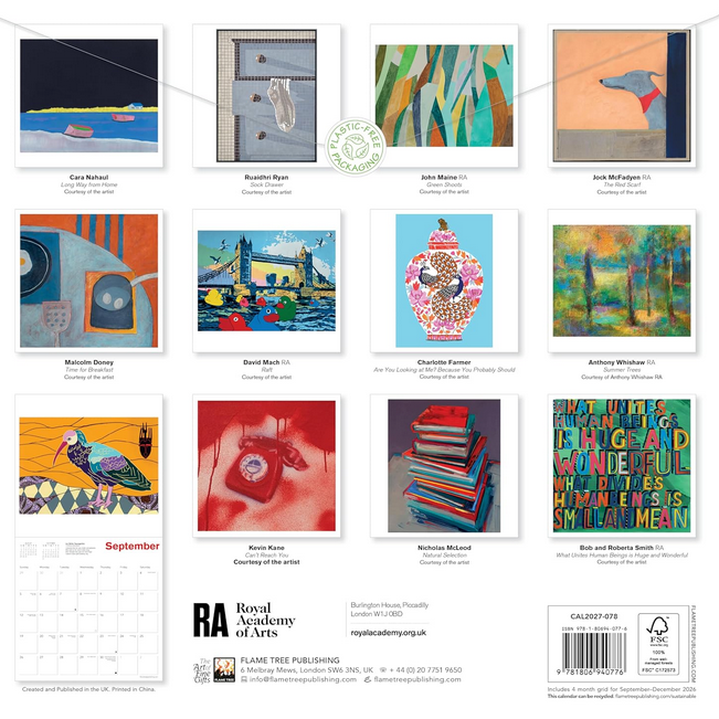 Royal Academy of Arts Wall Calendar 2027