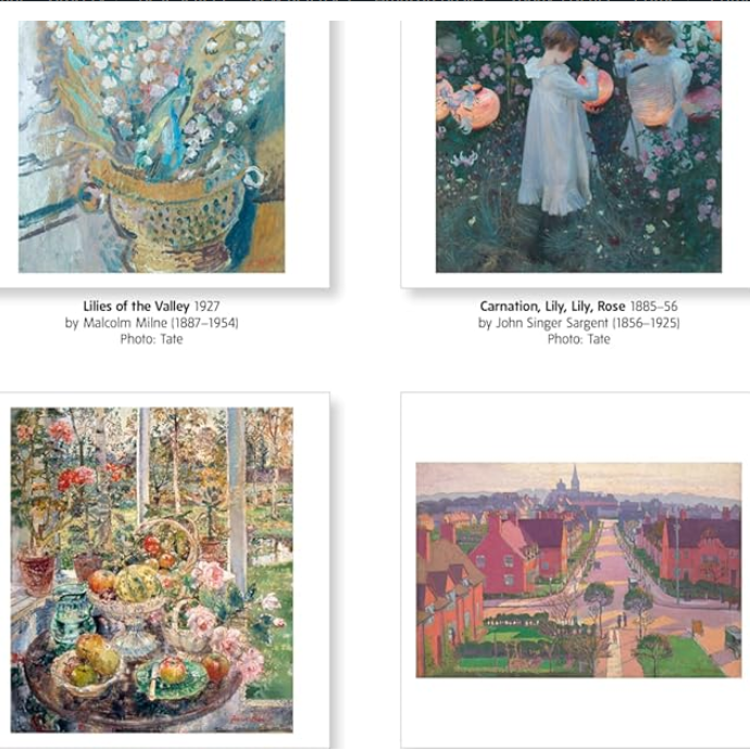 Tate Art of the Garden 2027 Wall Calendar