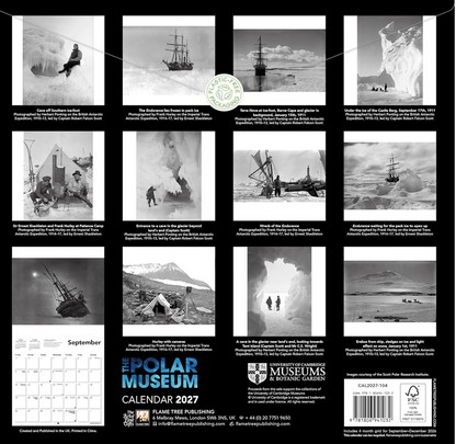 The Polar Museum 2027 Wall Calendar