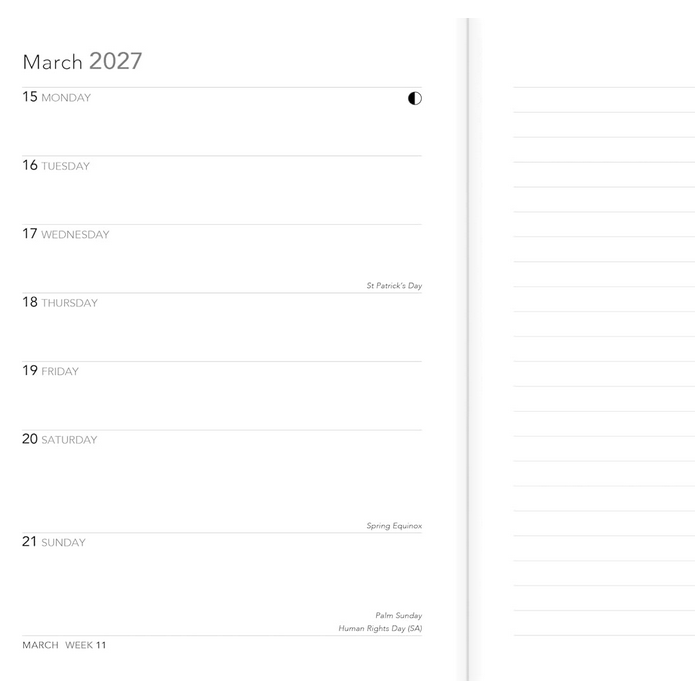 Medieval Herbal 2027 Luxury Diary Planner