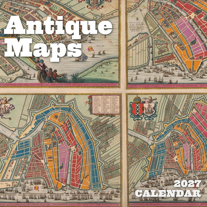 Antique Maps Wall Calendar 2027