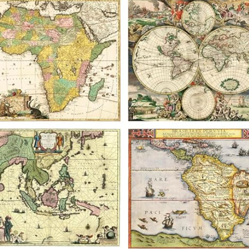 Antique Maps Wall Calendar 2027