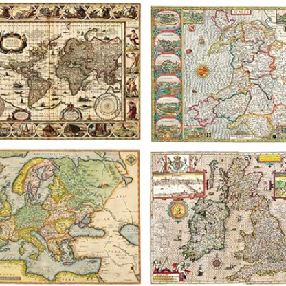 Antique Maps Wall Calendar 2027
