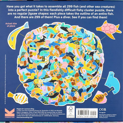 299 Fish (and a Diver) - An Aquatic Cluster Puzzle