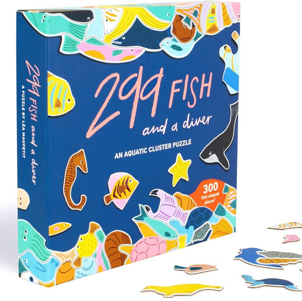 299 Fish (and a Diver) - An Aquatic Cluster Puzzle