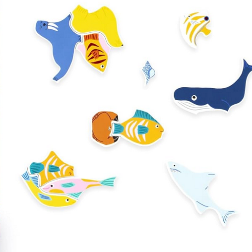 299 Fish (and a Diver) - An Aquatic Cluster Puzzle