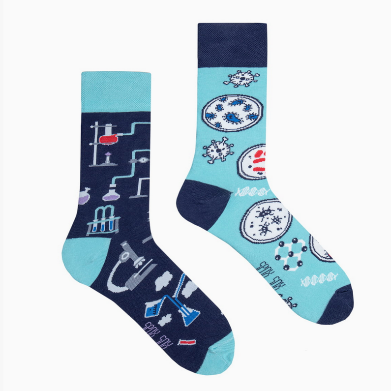 Science Lab Mismatched Socks