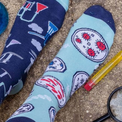 Science Lab Mismatched Socks