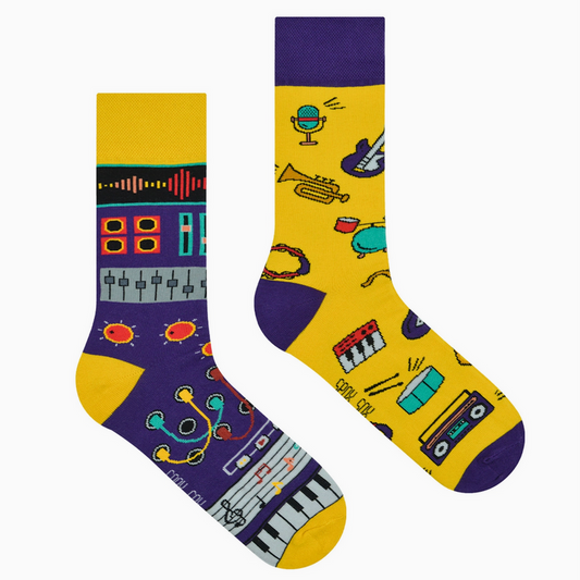 Music Mismatched Socks
