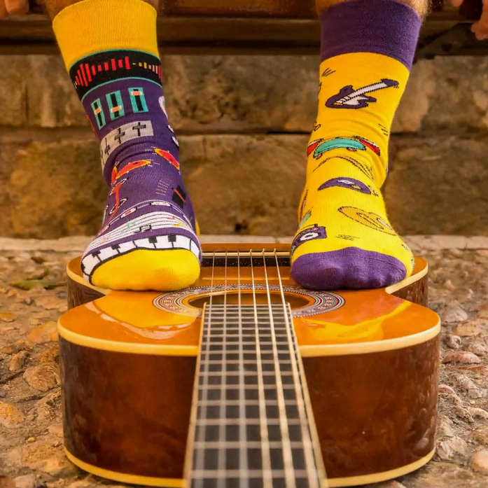 Music Mismatched Socks