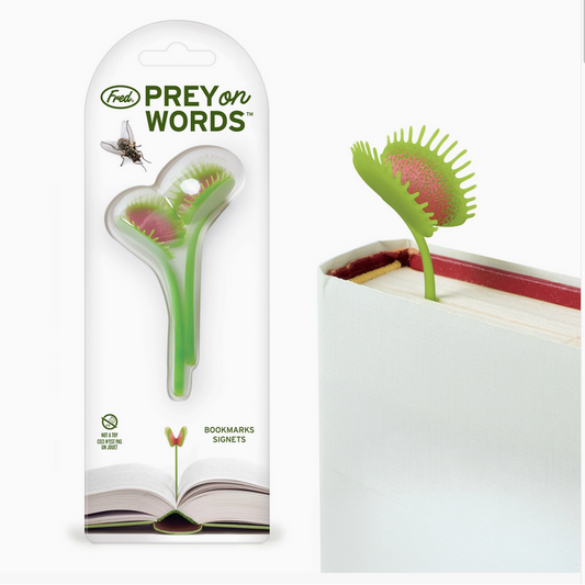 Prey on Words Venus Fly Trap Bookmarks - Set of Two