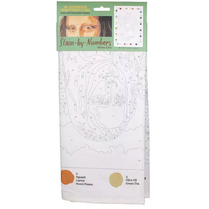 Stain by Numbers Mona Lisa Tea Towel