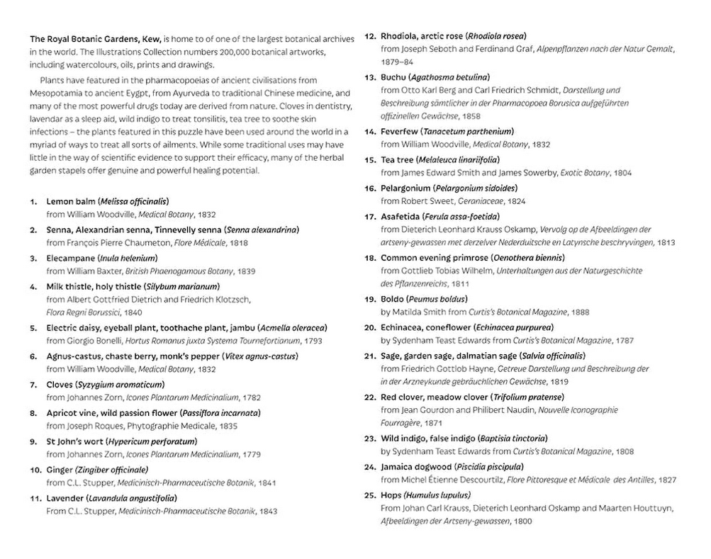 Healing Plants 1000-Piece Jigsaw Puzzle