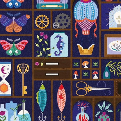 A Cabinet of Curiosities Foiled Journal