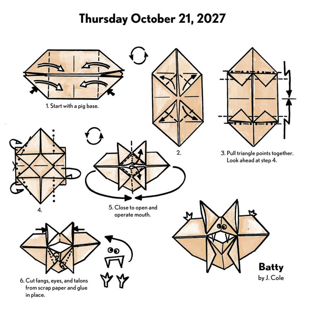 Easy Origami 2027 Fold-A-Day Calendar