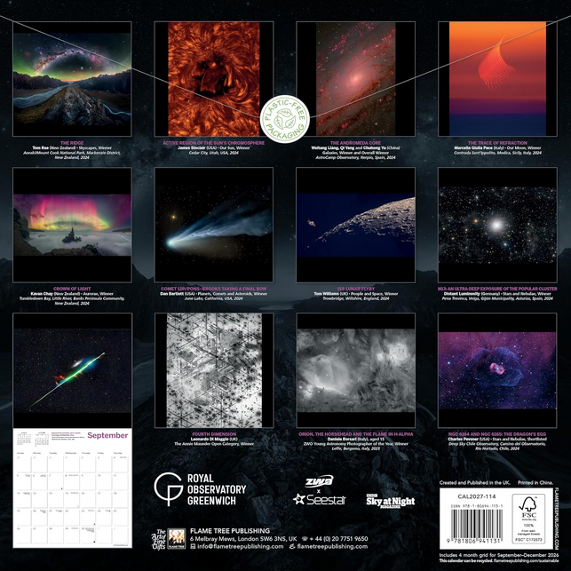 Astronomy Photographer of the Year Calendar 2027