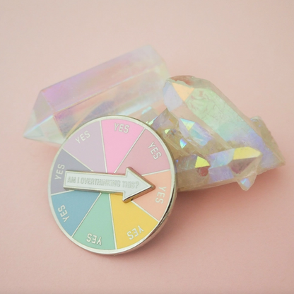 Am I Over-Thinking This Enamel Pin