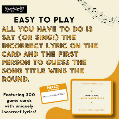 Misunderstood Songs Game