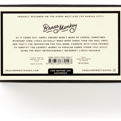 Misunderstood Songs Game