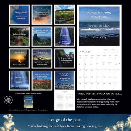 Disappointing Affirmations Wall Calendar 2026