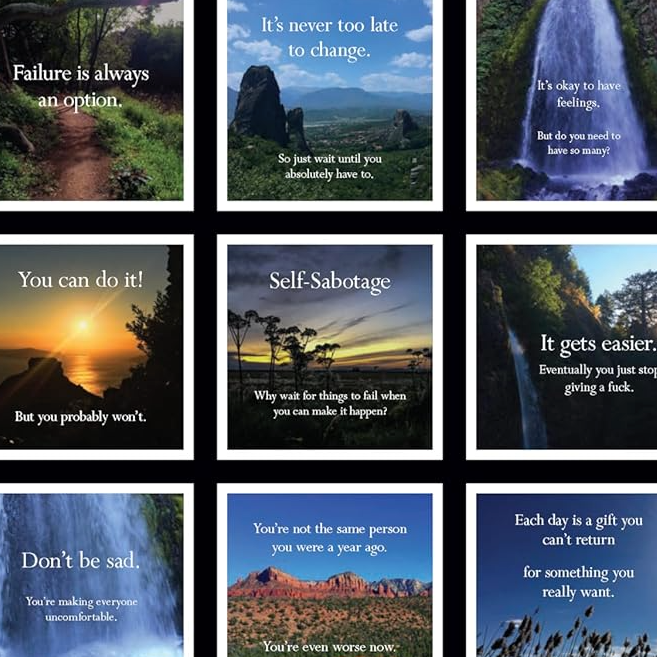 Disappointing Affirmations Wall Calendar 2026