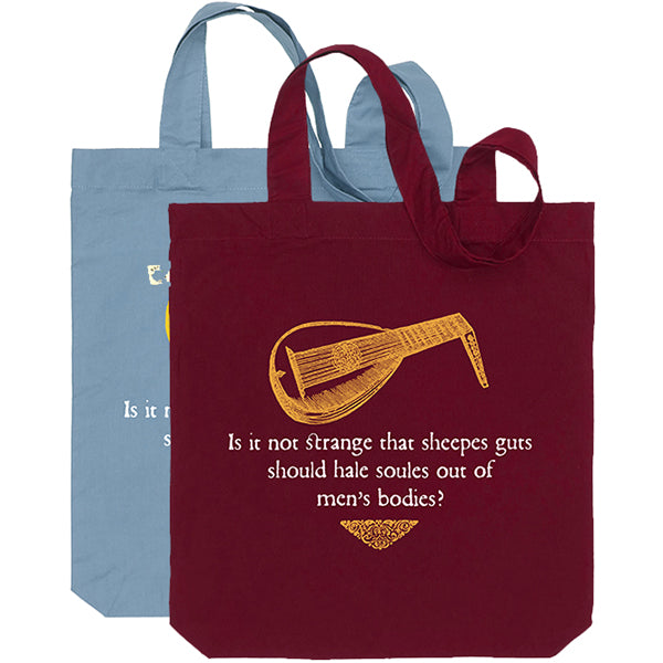 Shakespeare Music Tote Bag