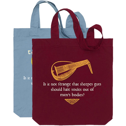 Shakespeare Music Tote Bag