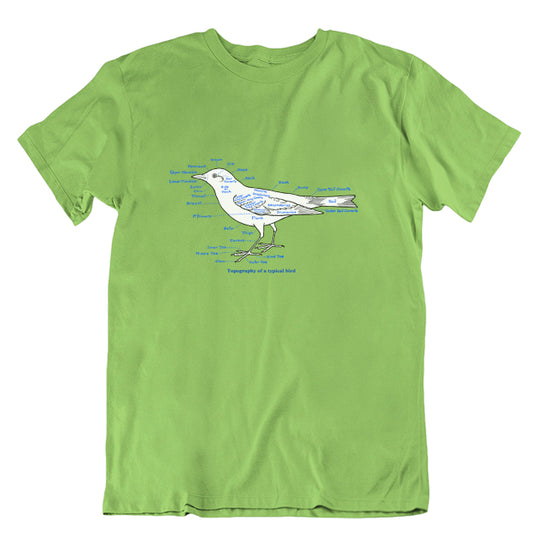 Topography of a Bird T-shirt