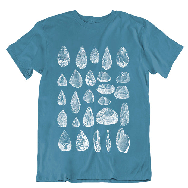 Stone Tools Unisex T-shirt Turquoise